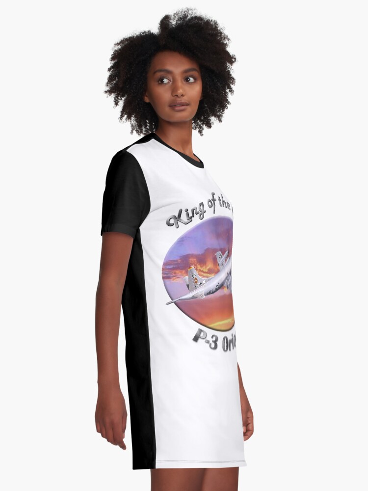 Alternate view of P-3 Orion King Of The Sky Graphic T-Shirt Dress