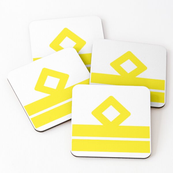 Item preview, Second Mate Epaullets Maritime Hierarchy, White. Diamond. Rhombus. designed and sold by Sailor-One.