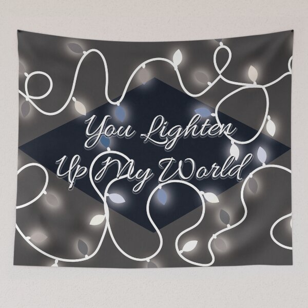 Item preview, You lighten up my world glowing lights designed and sold by myseptember18th.