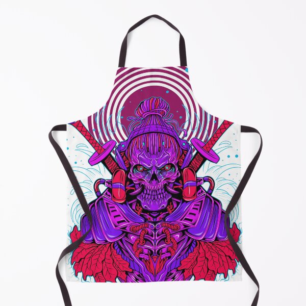 Item preview, skull onimusha neon color future designed and sold by stellmutha.