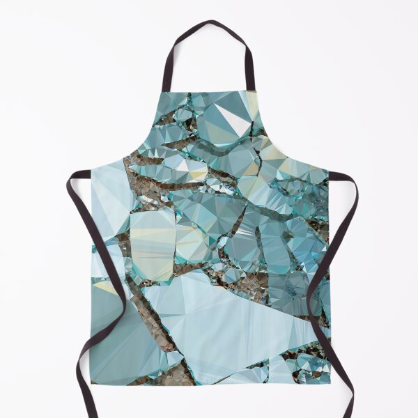 Item preview, Shattered Glass Low Poly Geometric Digital Art Painting designed and sold by Vicky Brago-Mitchell®.