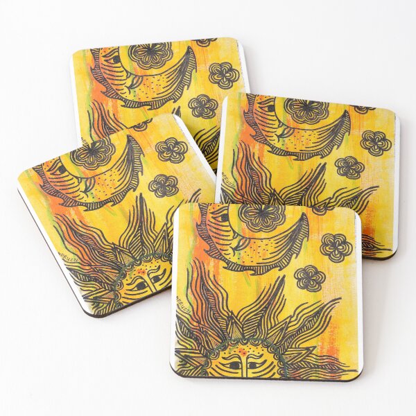 Item preview, Yellow Sun and Moon designed and sold by Meruzzi.