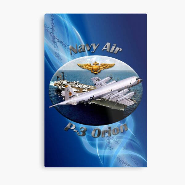P-3 Orion Navy Air Metal Print