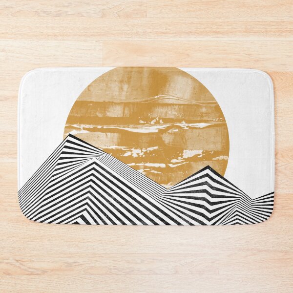 Item preview, Abstract Line Mountain Sunset designed and sold by StudioArtNew.