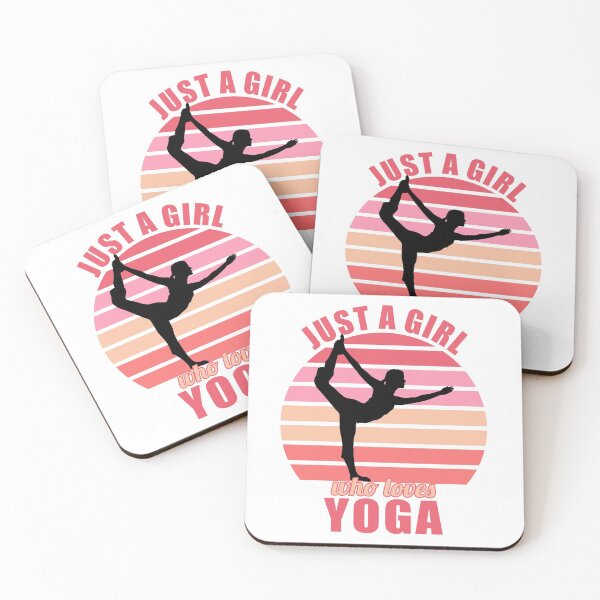 Item preview, Just A Girl Who Loves Yoga designed and sold by Adel Qasem.