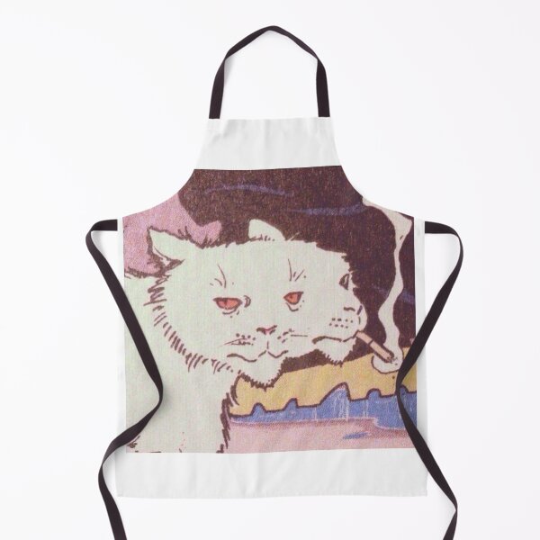 Item preview, Trippy Double Faced Cat smoking designed and sold by freakydutchkid.