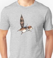 Skydiver Squirrel Slim Fit T-Shirt