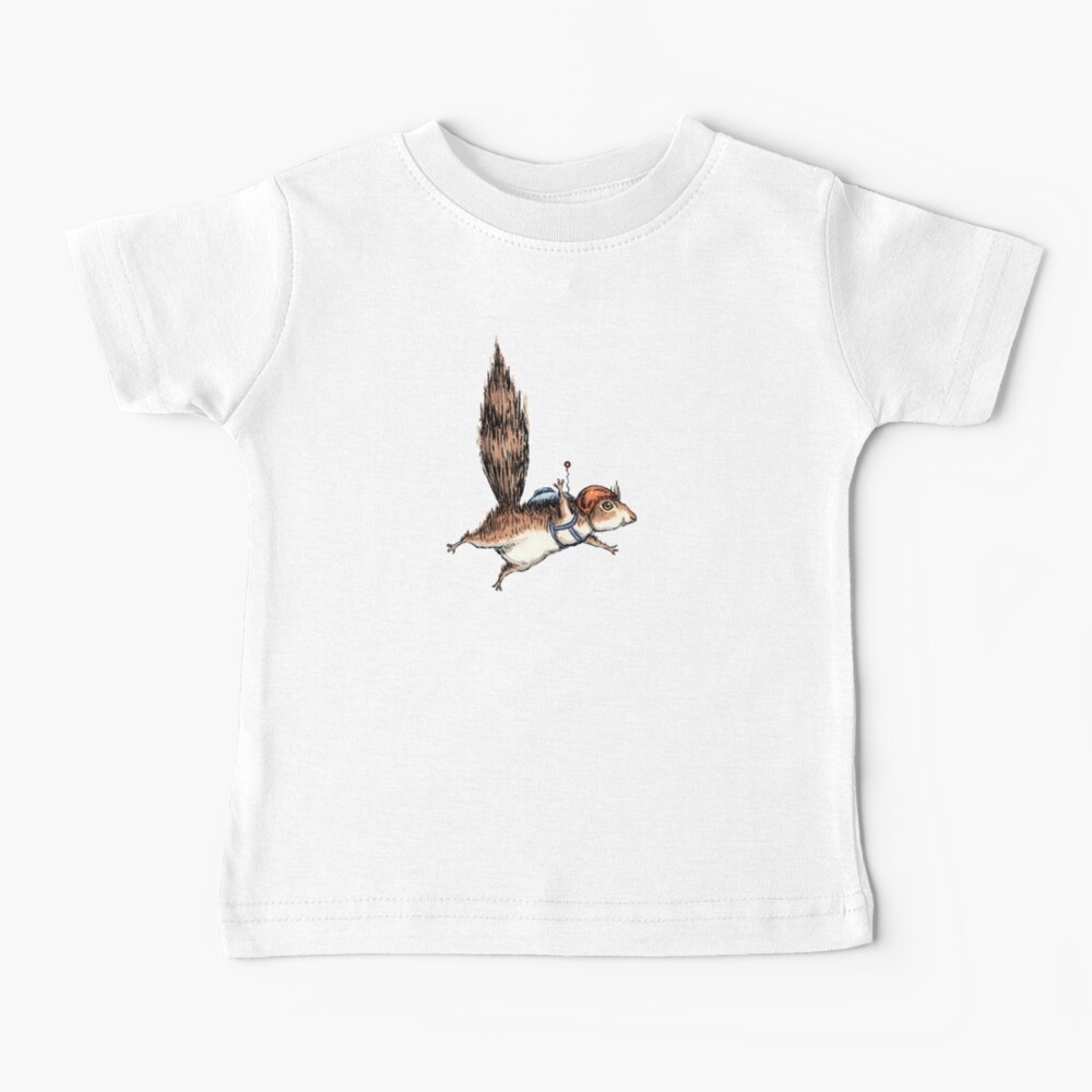 Skydiver Squirrel, Skydiving Adventure Design Baby T-Shirt