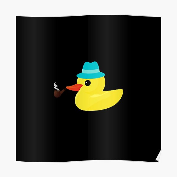 "Duck detective" Poster by FurioInc | Redbubble