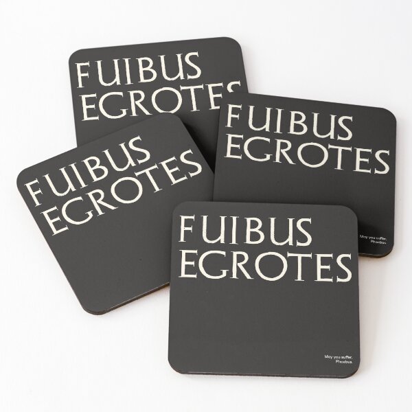 Item preview, Graffiti of Pompeii - FUIBUS EGROTES designed and sold by MetaPhyStore.