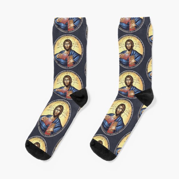 Item preview, Christ Pantocrator Orthodox Icon designed and sold by Beltschazar.