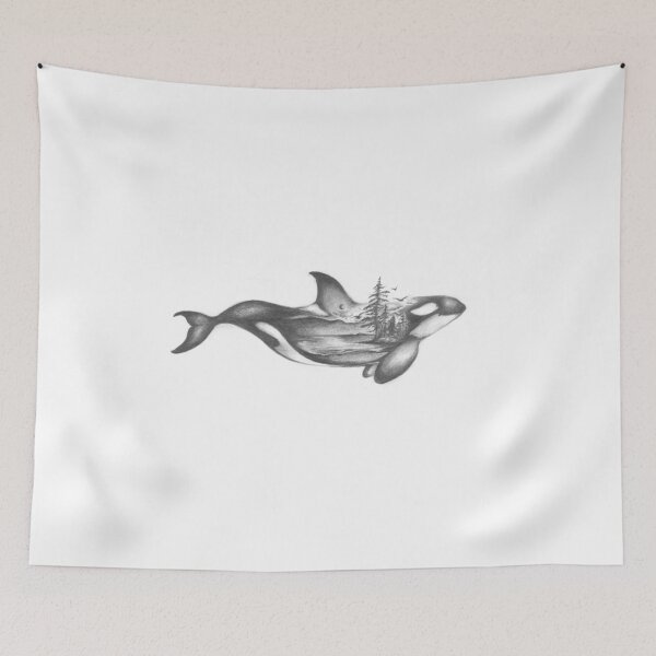 Item preview, West Coast Orca designed and sold by Laura Jayne Furness.