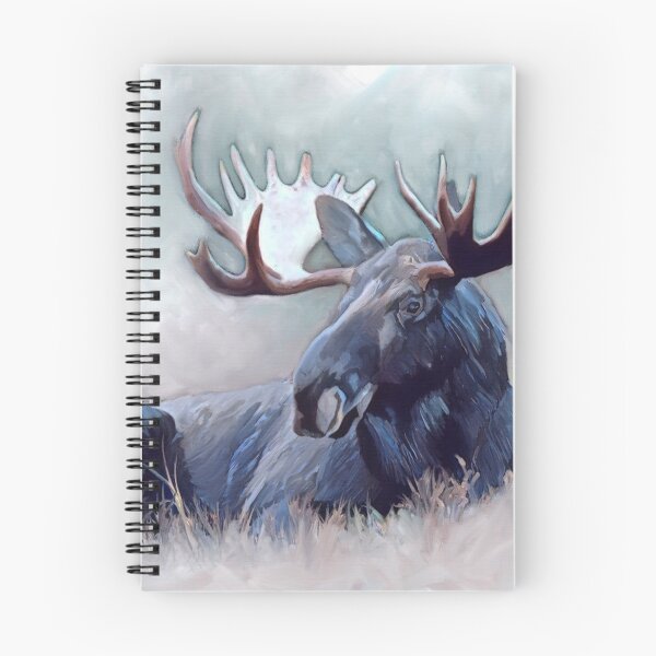 Item preview, Majestic Moose Painting designed and sold by The Willow Of  Rain City.