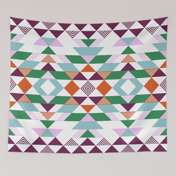 Item preview, Colorful Geometric Tribal Pattern designed and sold by Mariel  Toigo.