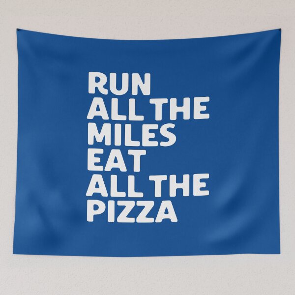 Item preview, Run All The Miles Eat All The Pizza #1 designed and sold by SalahBlt.