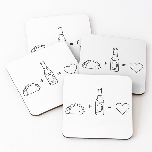 Item preview, Food Math: Tacos + Beer = Love designed and sold by CeciLop.