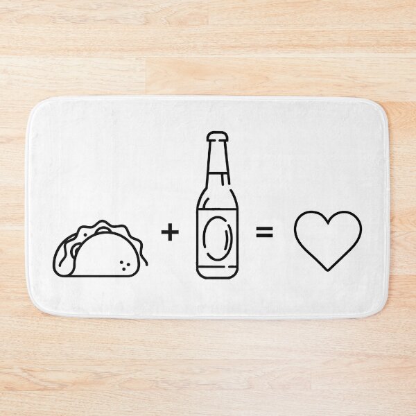 Item preview, Food Math: Tacos + Beer = Love designed and sold by CeciLop.