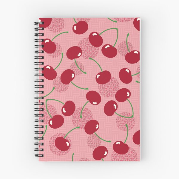 Item preview, cherries on pink designed and sold by Soramame.