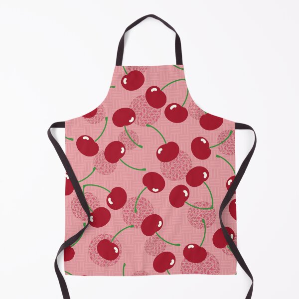 Item preview, cherries on pink designed and sold by Soramame.