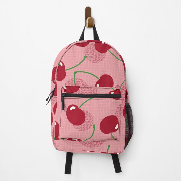 Item preview, cherries on pink designed and sold by Soramame.