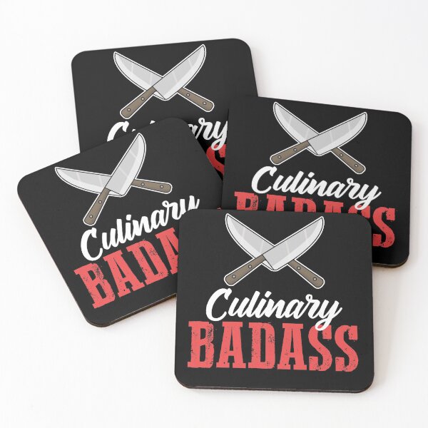Item preview, Chef Gift Culinary Badass Crossed Knives Cooking designed and sold by Mesyo.