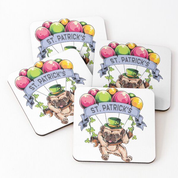 Item preview, St. Patrick's Day pug dog designed and sold by zanbo.