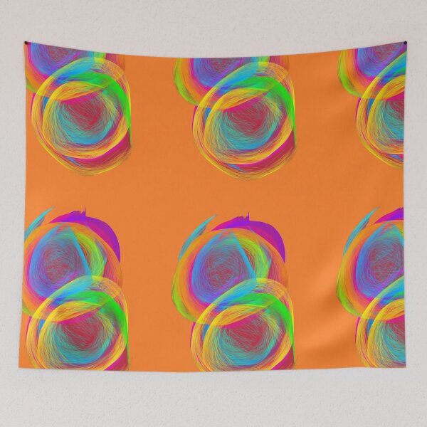 Item preview, eight color orange background designed and sold by miaterinka.