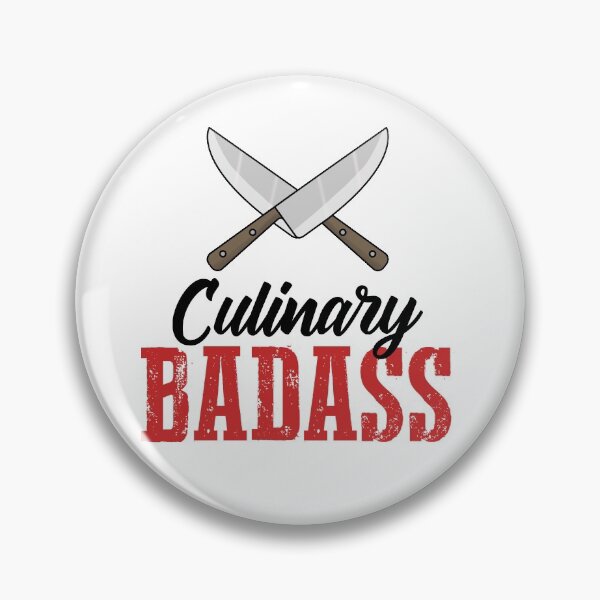 Item preview, Chef Gift Culinary Badass Crossed Knives Cooking designed and sold by Mesyo.