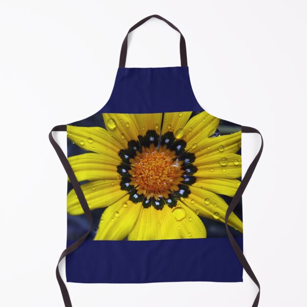 Item preview, Yellow gazania flower with droplets designed and sold by Esther Moliné.