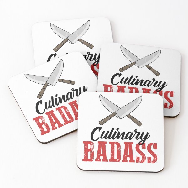 Item preview, Chef Gift Culinary Badass Crossed Knives Cooking designed and sold by Mesyo.