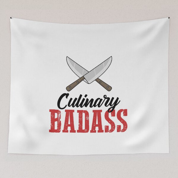Item preview, Chef Gift Culinary Badass Crossed Knives Cooking designed and sold by Mesyo.