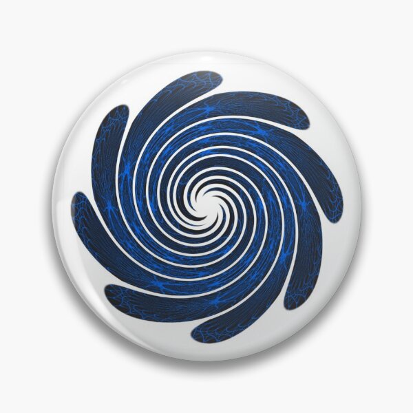 Item preview, Blue swirl mandala pattern designed and sold by Creativeart1974.
