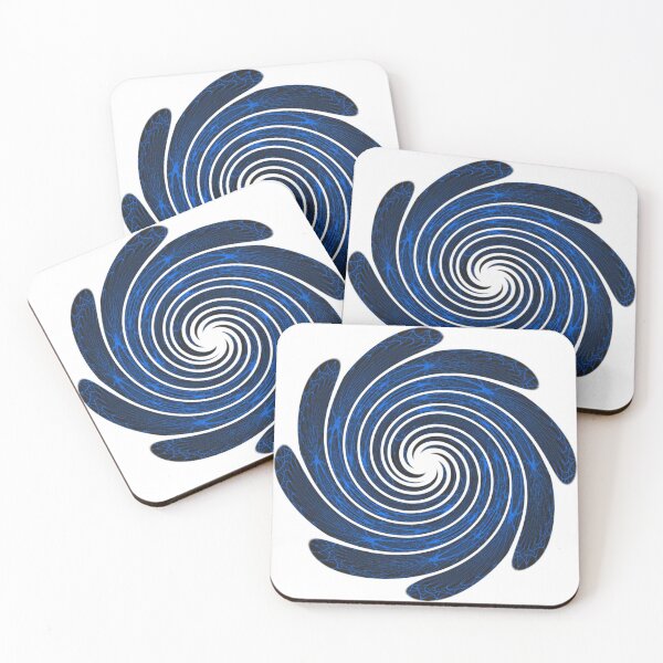 Item preview, Blue swirl mandala pattern designed and sold by Creativeart1974.