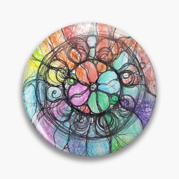 Item preview, Neuroart, Abstract colorful flower designed and sold by VikitaSolomakha.