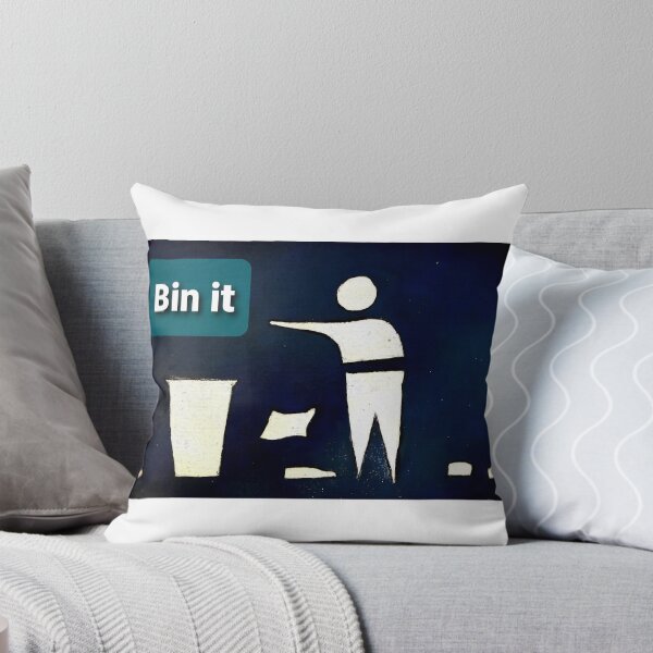 Item preview, Bin it sign designed and sold by Rowland Glaysher.