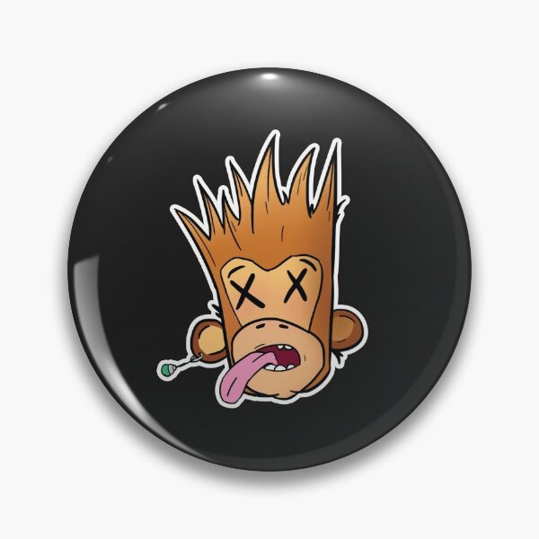 Item preview, Drunk monkey head designed and sold by Adam Dolanský.
