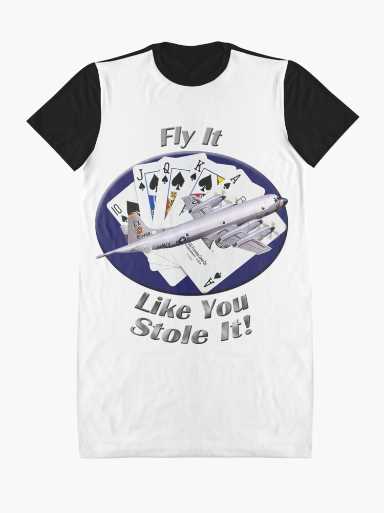 Alternate view of P-3 Orion Fly It Like You Stole It Graphic T-Shirt Dress