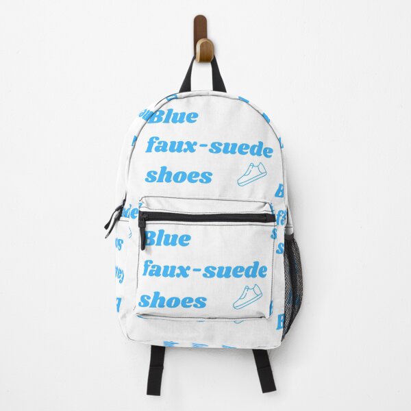 Item preview, Blue Faux Suede Shoes, Retro Vegan Dancer designed and sold by WhimsicaliTee.