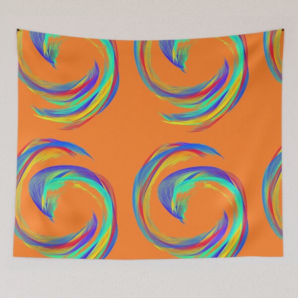 Item preview, circle orange background designed and sold by miaterinka.