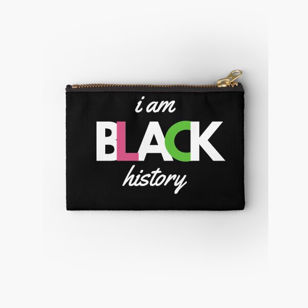 Item preview, I am Black History  // 20 Pearls - Pink & Green designed and sold by GLifestyle.