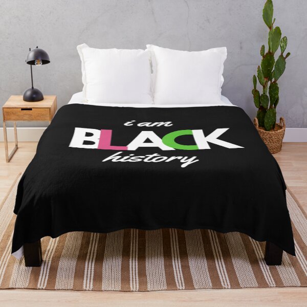 Item preview, I am Black History  // 20 Pearls - Pink & Green designed and sold by GLifestyle.