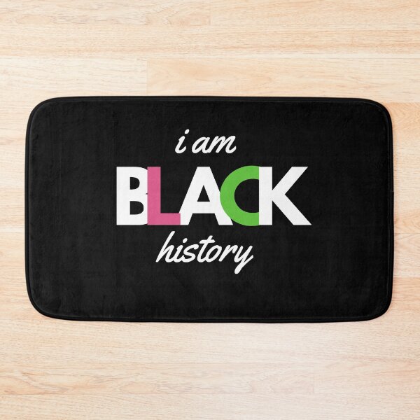 Item preview, I am Black History  // 20 Pearls - Pink & Green designed and sold by GLifestyle.