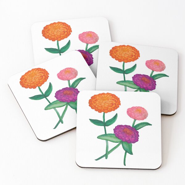 Item preview, Watercolor Zinnia design designed and sold by muffinstandd.