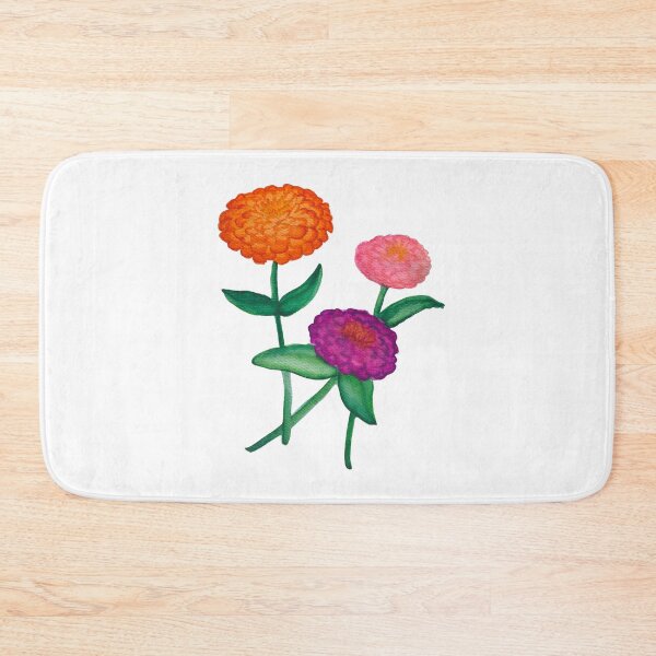 Item preview, Watercolor Zinnia design designed and sold by muffinstandd.