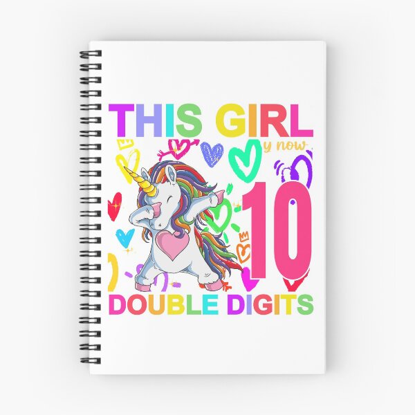 Item preview, This Girl is Now Double Digits Birthday girl 10 year old designed and sold by BuynPose.