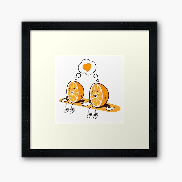 Aperçu de l'œuvre Ma moitié orange créée et vendue par LizLeones1984.