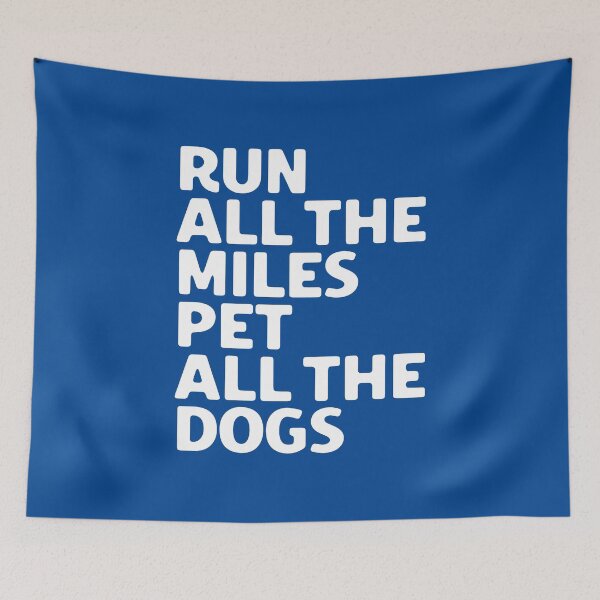 Item preview, Run All The Miles Pet All The Dogs #1 designed and sold by SalahBlt.