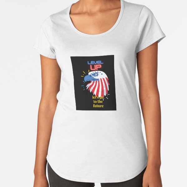 let's go to the future in united state Premium Scoop T-Shirt