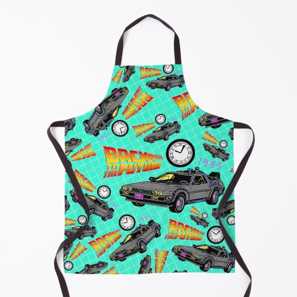 Item preview, Back to the future, DeLorean pattern, officially licensed fan art designed and sold by Mauswohn.