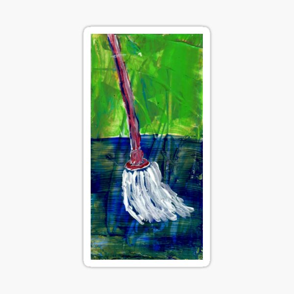 Item preview, "Lonely Mop" designed and sold by Gelarie Johnson.